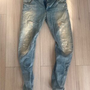 G-Star Men's Faded Blue Slim Jeans